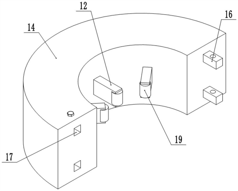 Shock absorption and settlement prevention subway rail suitable for tunnel