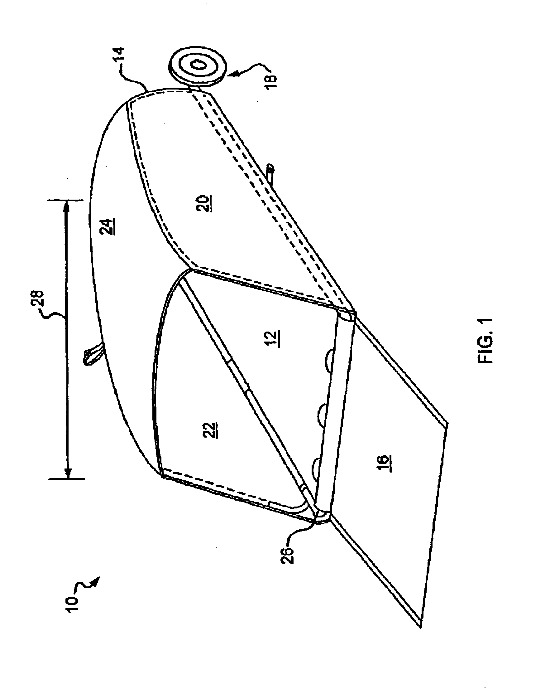 Collapsible refuse collection apparatus