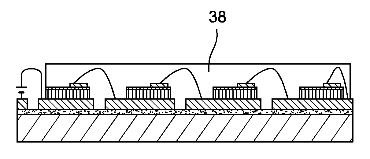 Method of manufacturing a light emission device based on light emitting diodes