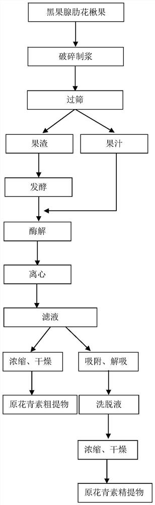 A method for extracting proanthocyanidins from Aronia adenocarpa