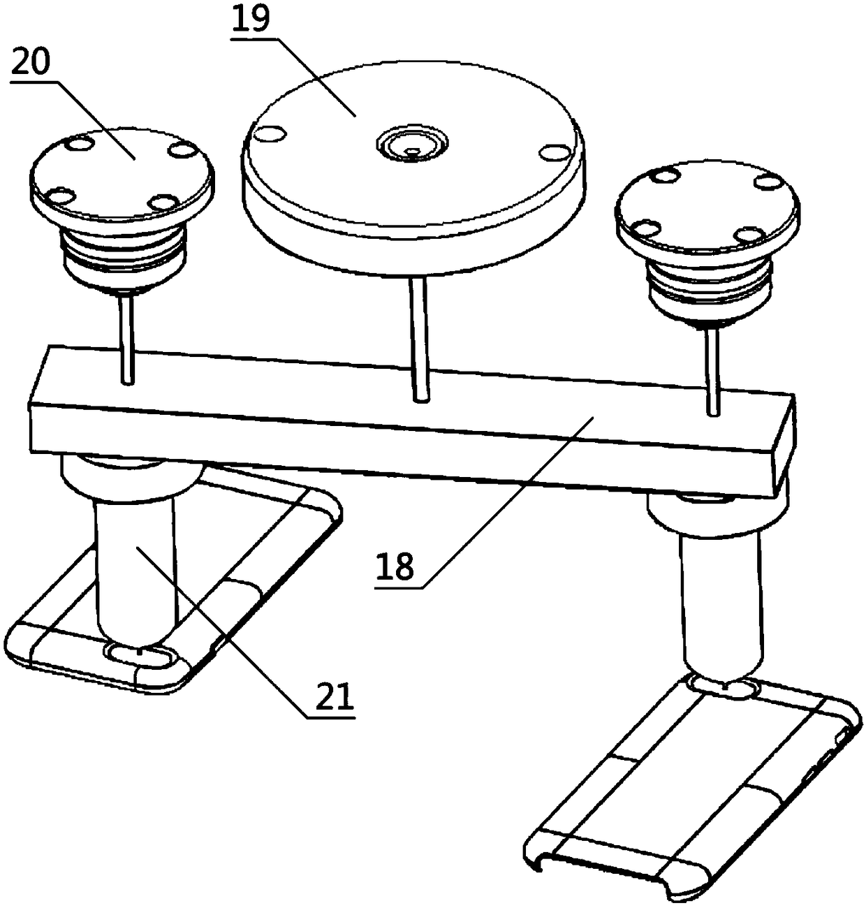 Liquid state silica gel sizing device