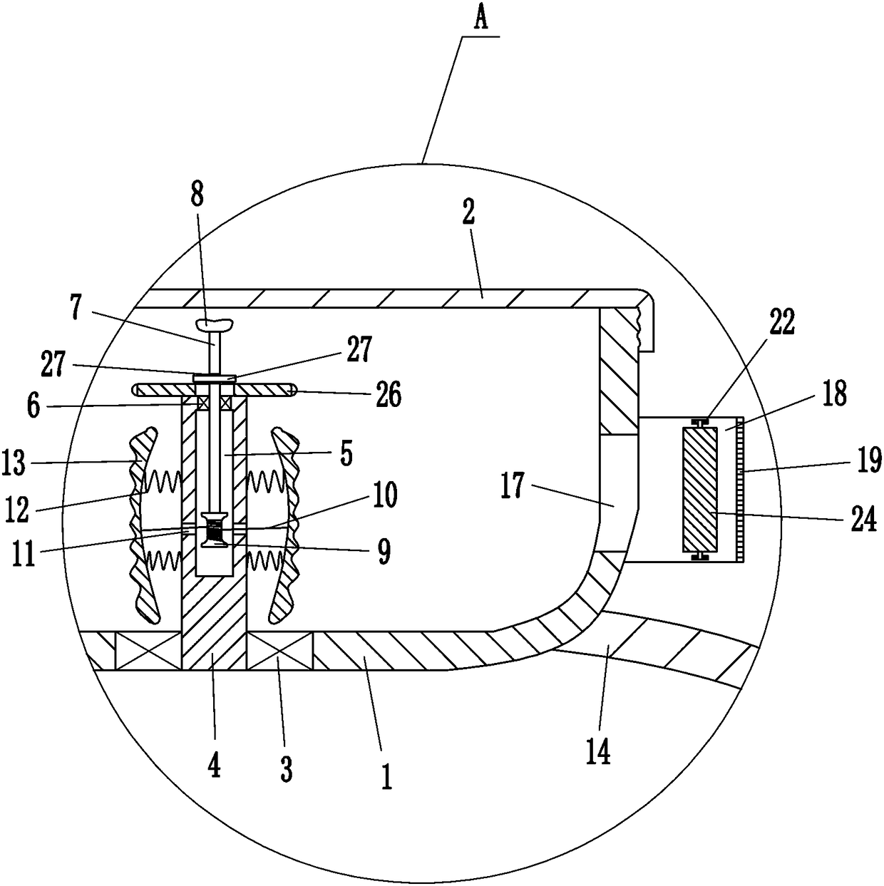 Worn medical adhesive tape pull-parting device