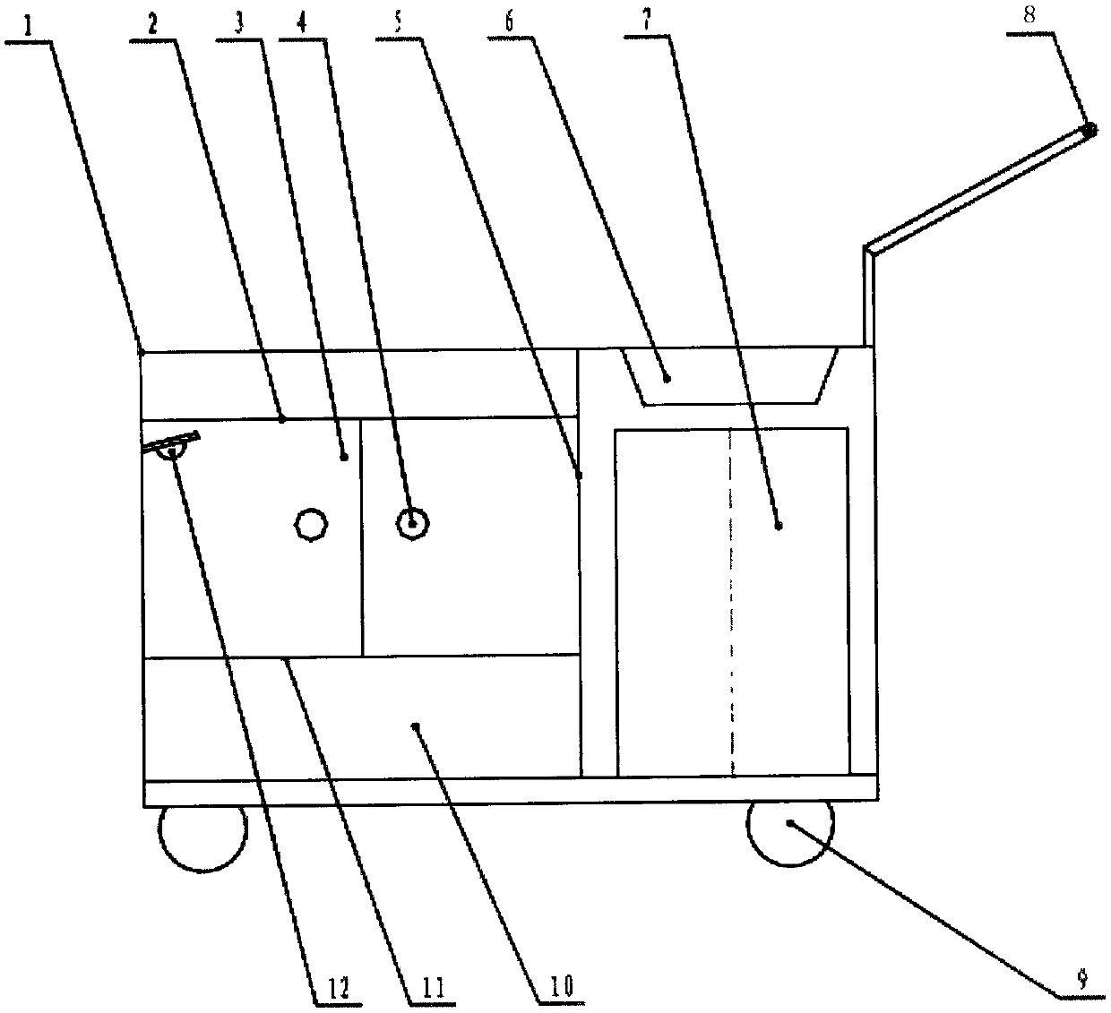 Surgical nursing dressing-changing device