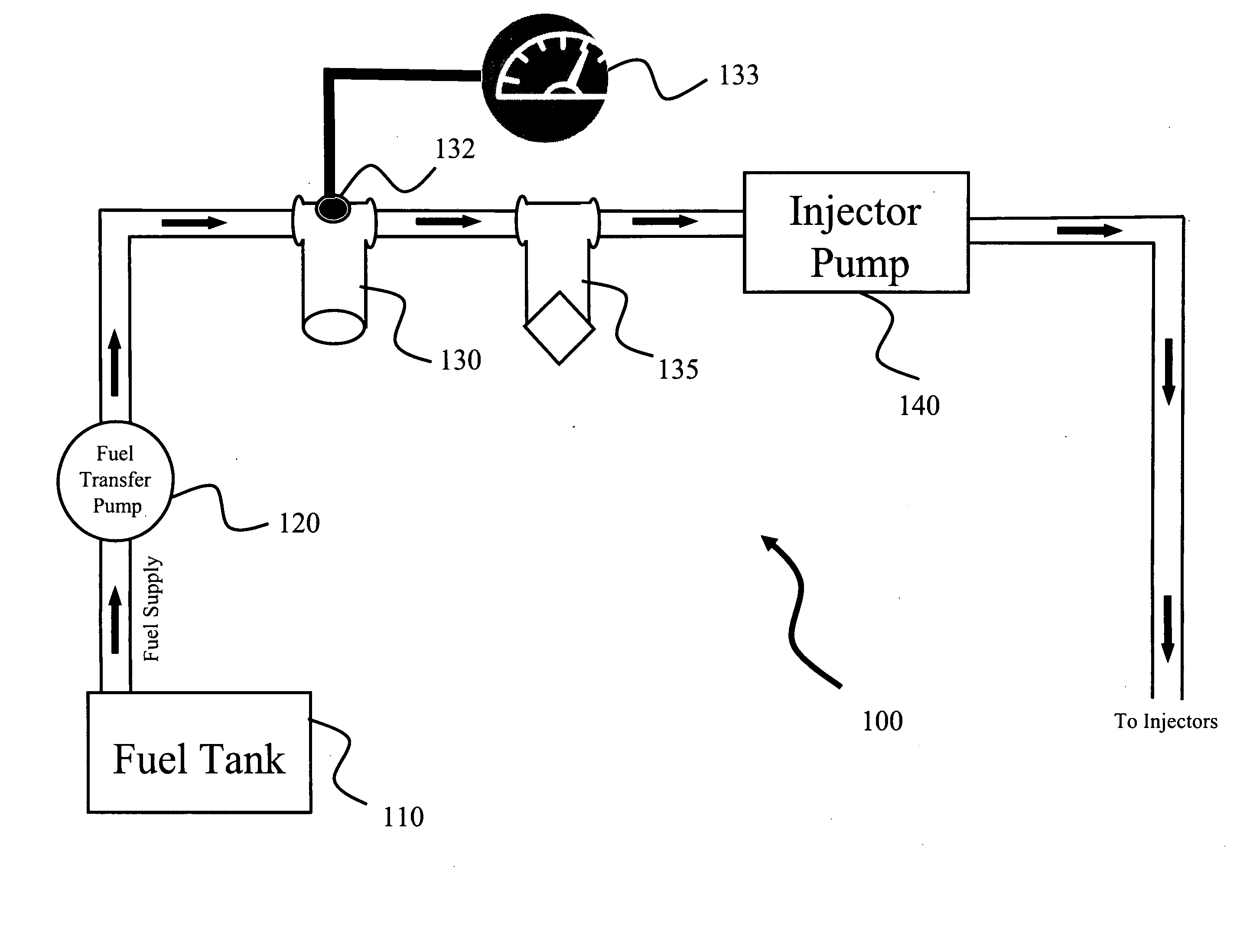 Fuel filter assembly with pressure sending unit