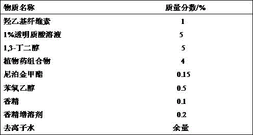 Botanical medicine composition with acne removing effect and application