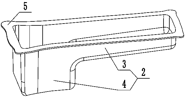 Forming method of large-capacity oil pan