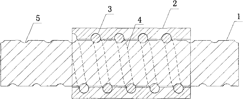 Ball nut with deep groove track and manufacturing method thereof
