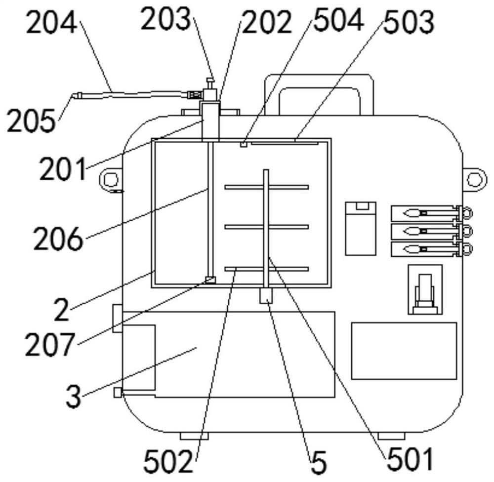 Portable spraying type first-line war wound first-aid device