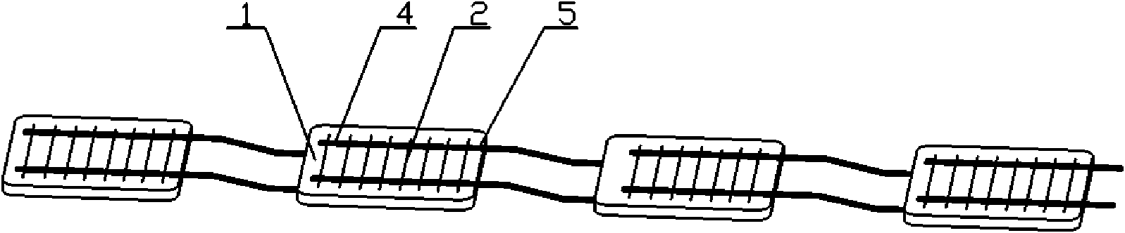 Solar photovoltaic component and welding process