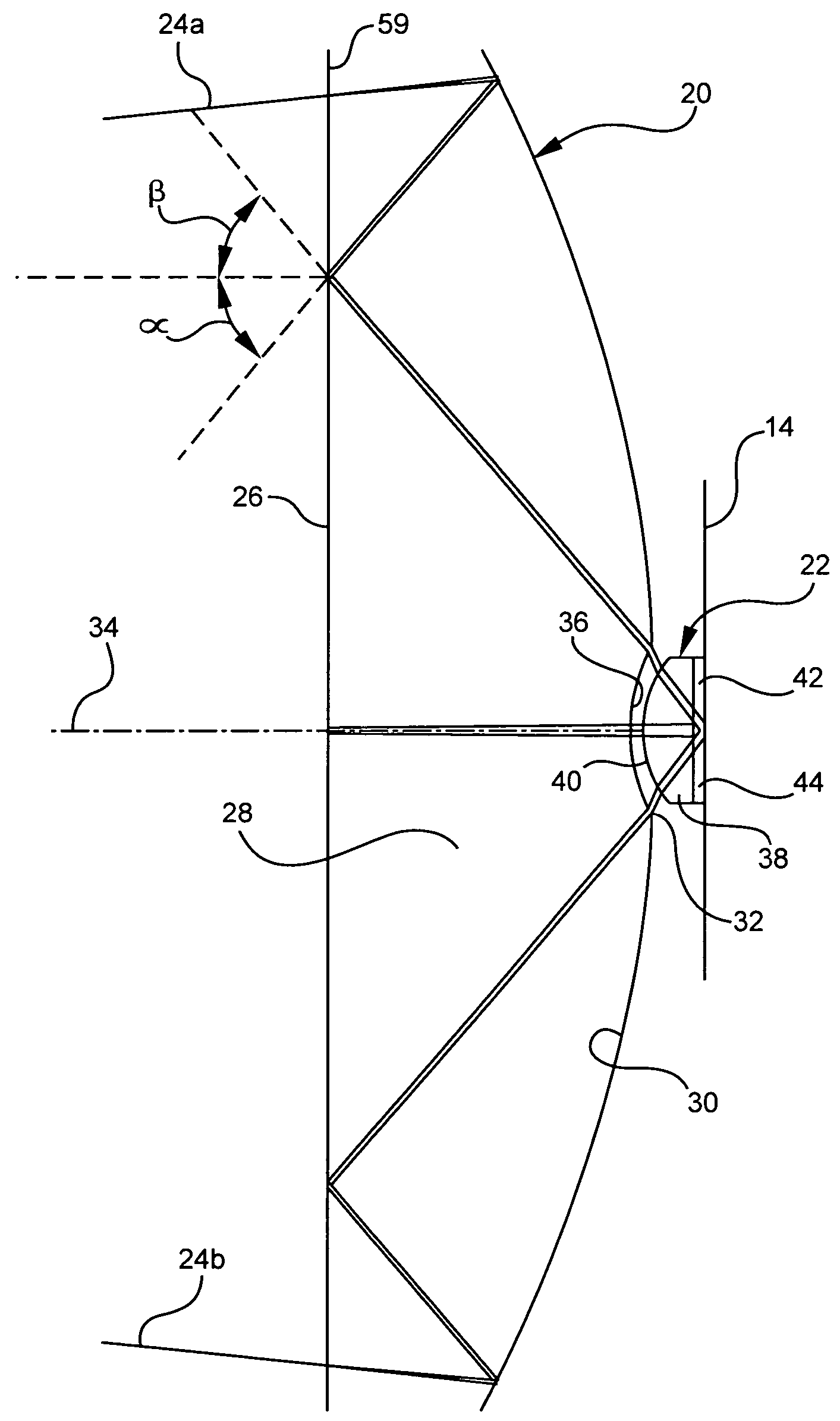 Catadioptric imaging system for high numerical aperture imaging with deep ultraviolet light