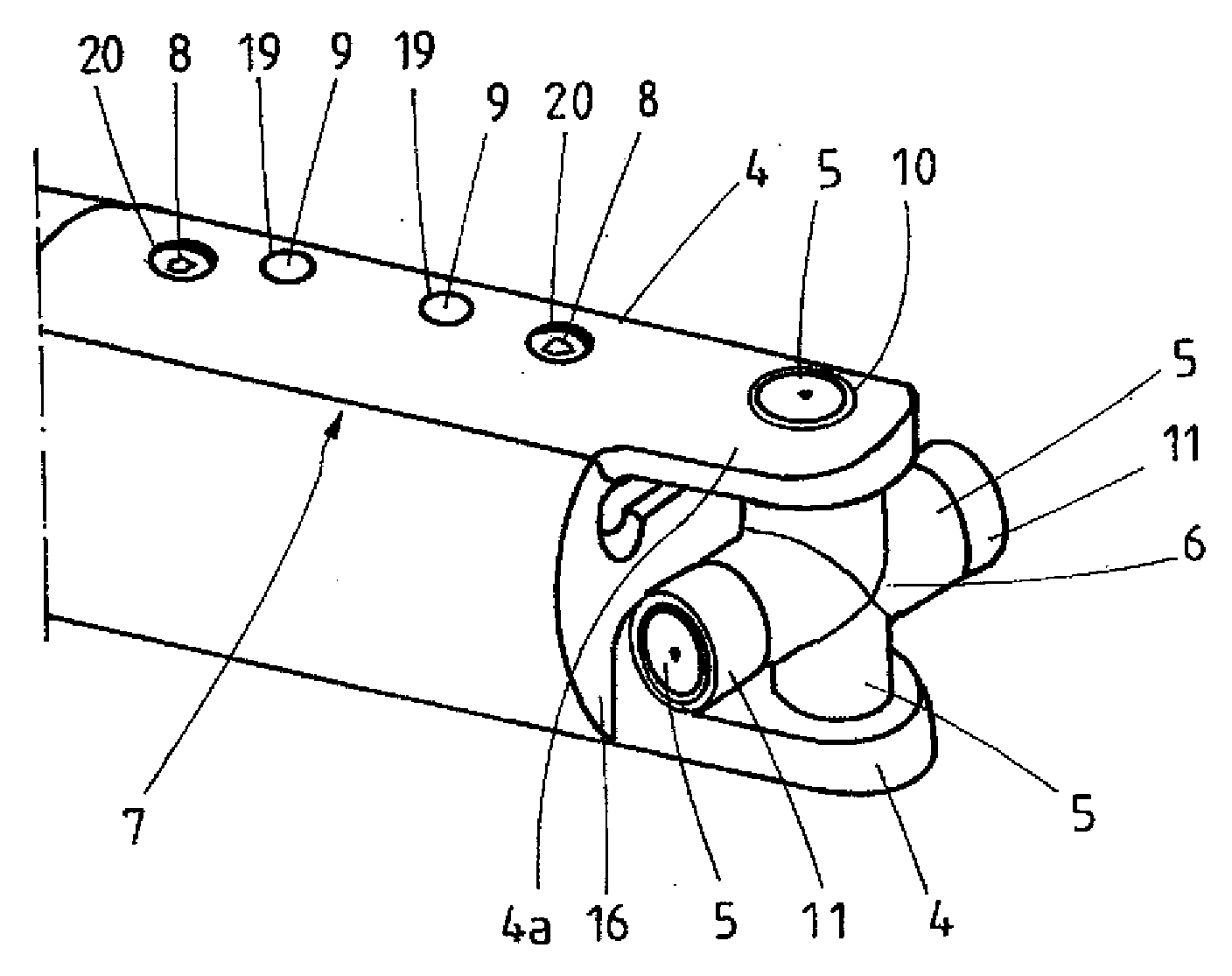 Cardan-joint shaft