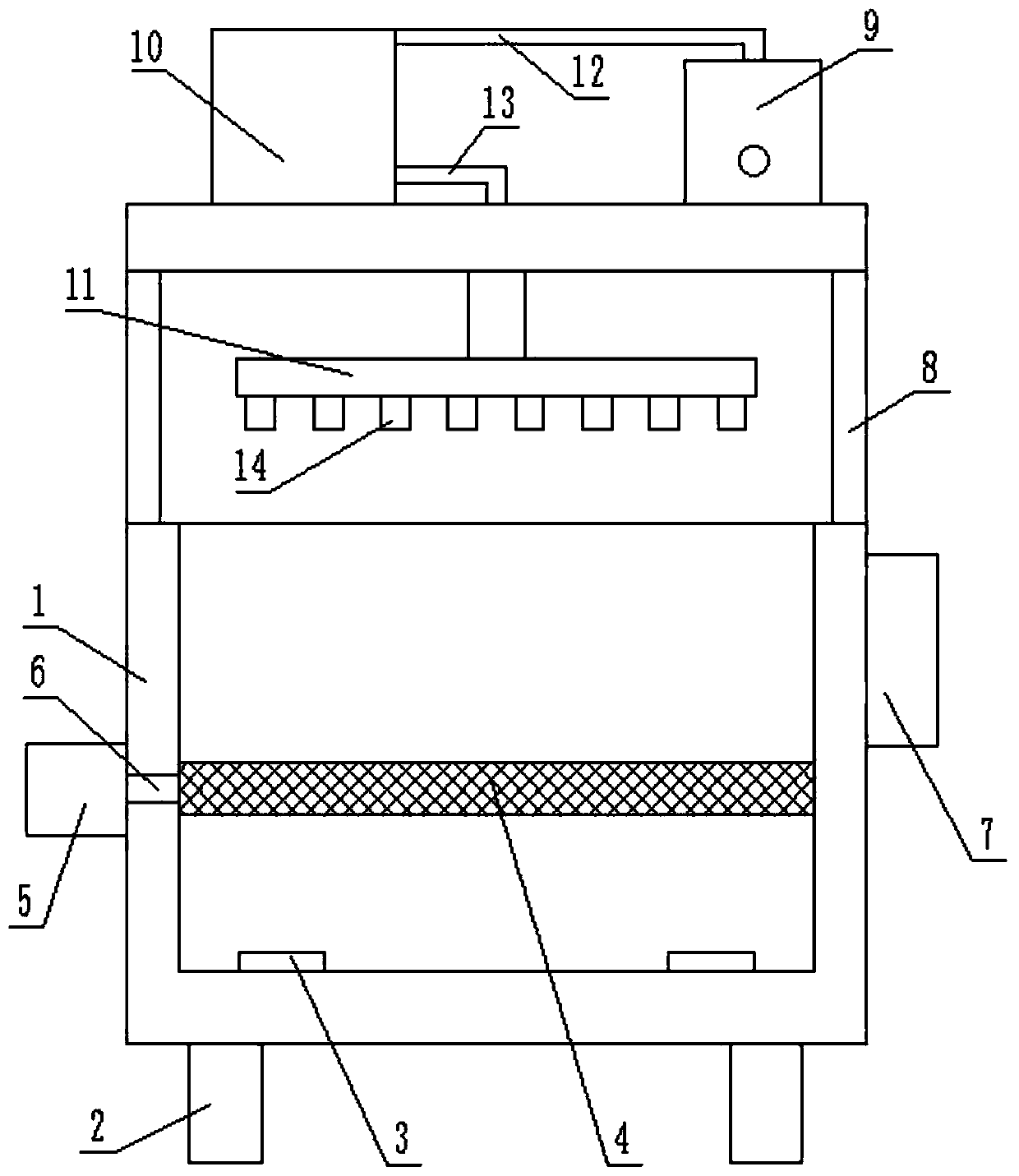 Residue-free cleaning device for electronic components