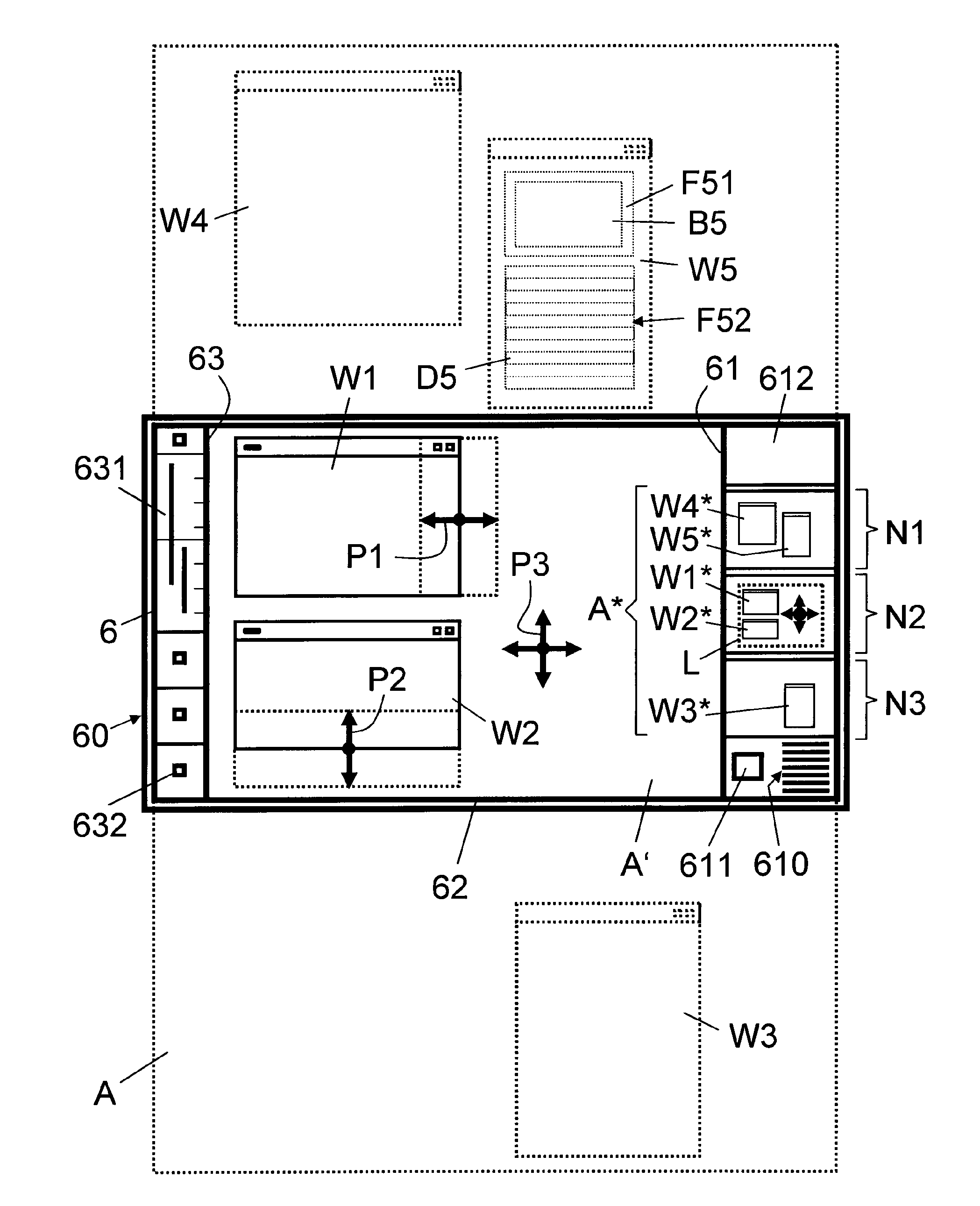 Method for configuring a graphical user interface