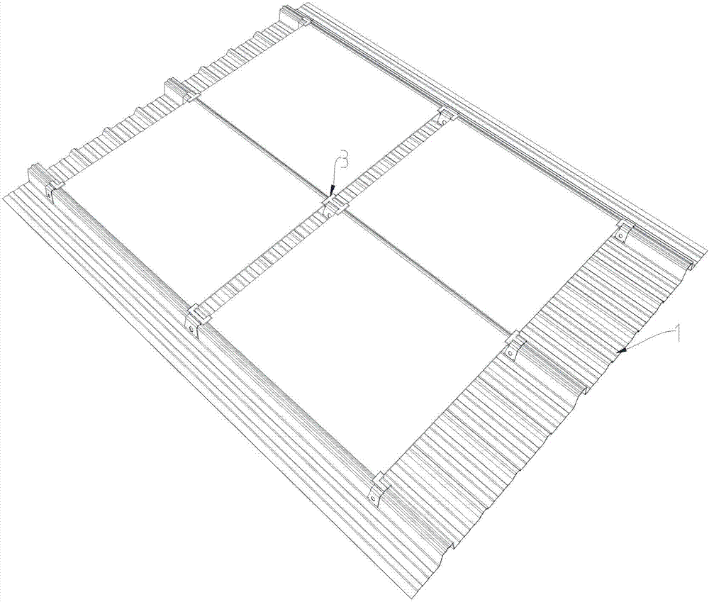 Photovoltaic panel installation module and photovoltaic generation system