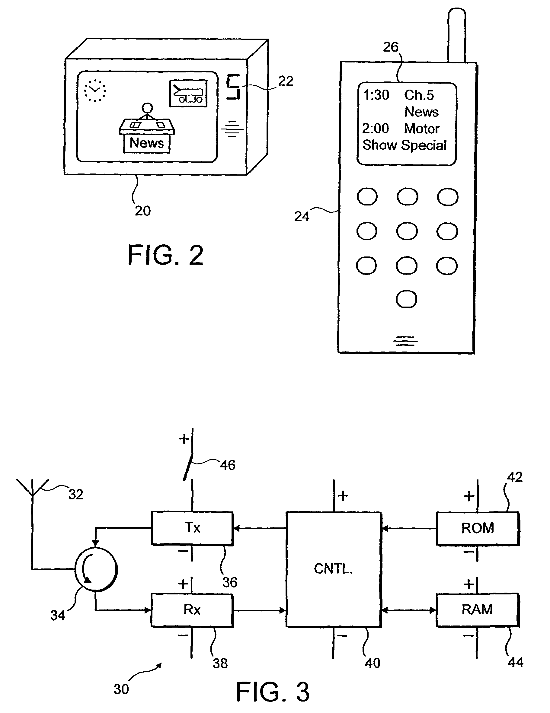 Mobile telephone with receive only mode