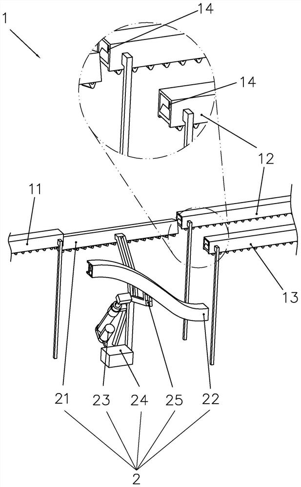 Mountain monorail transportation track and system