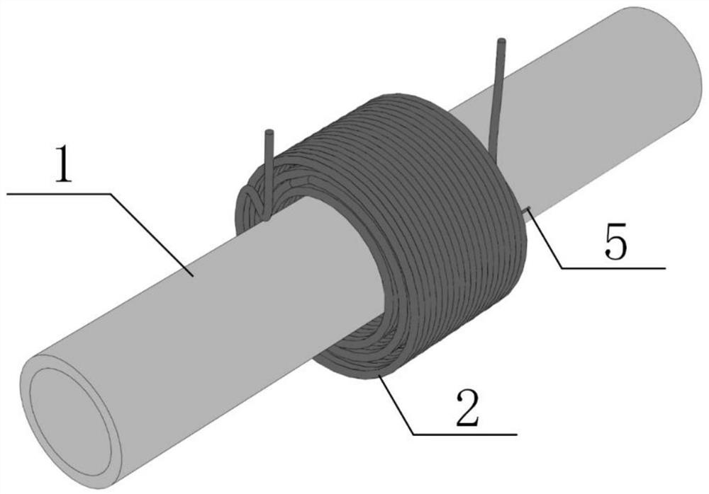 Shape-adaptive magnetic control self-sensing flexible pipeline and preparation method thereof