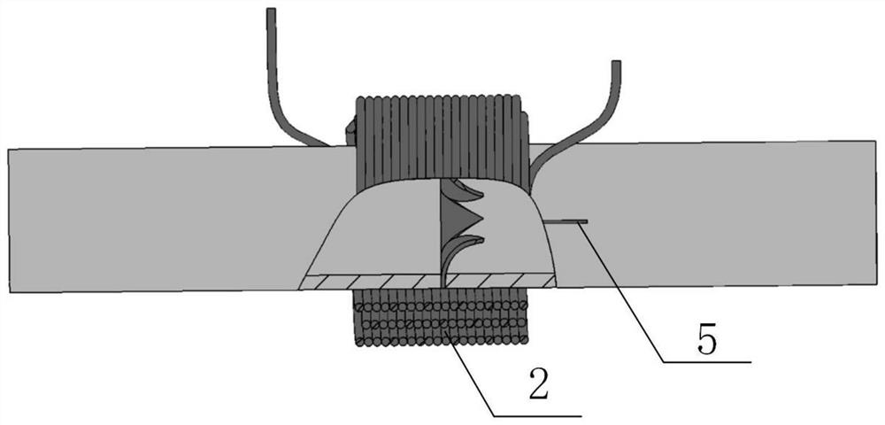 Shape-adaptive magnetic control self-sensing flexible pipeline and preparation method thereof