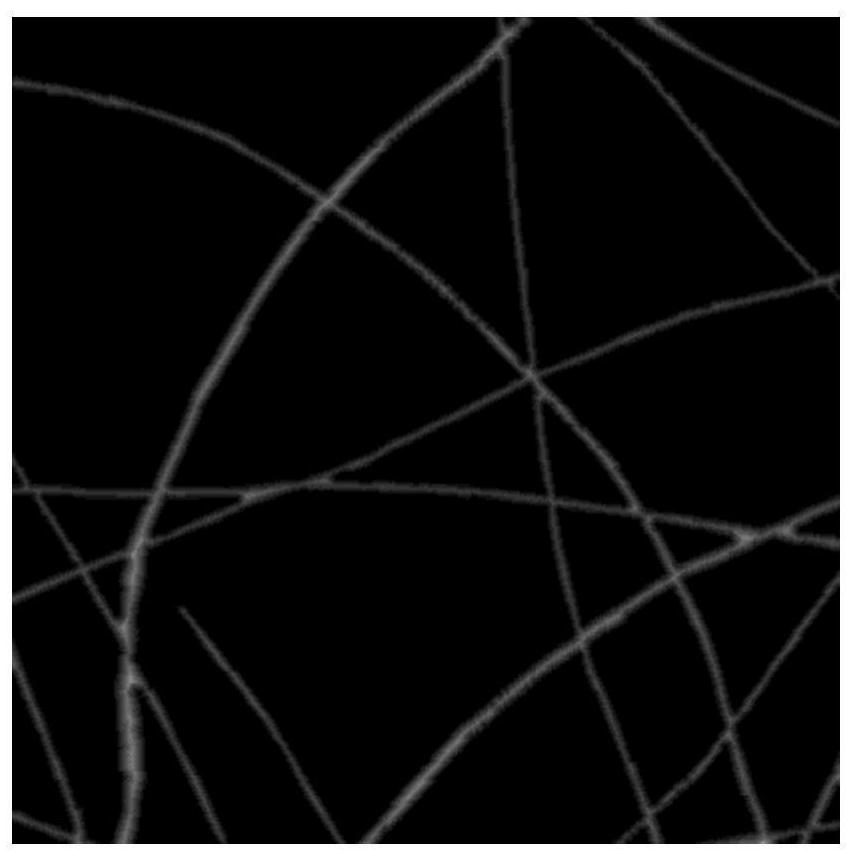 A method for restoring the three-dimensional structure of nonwoven materials through the central axis of fibers