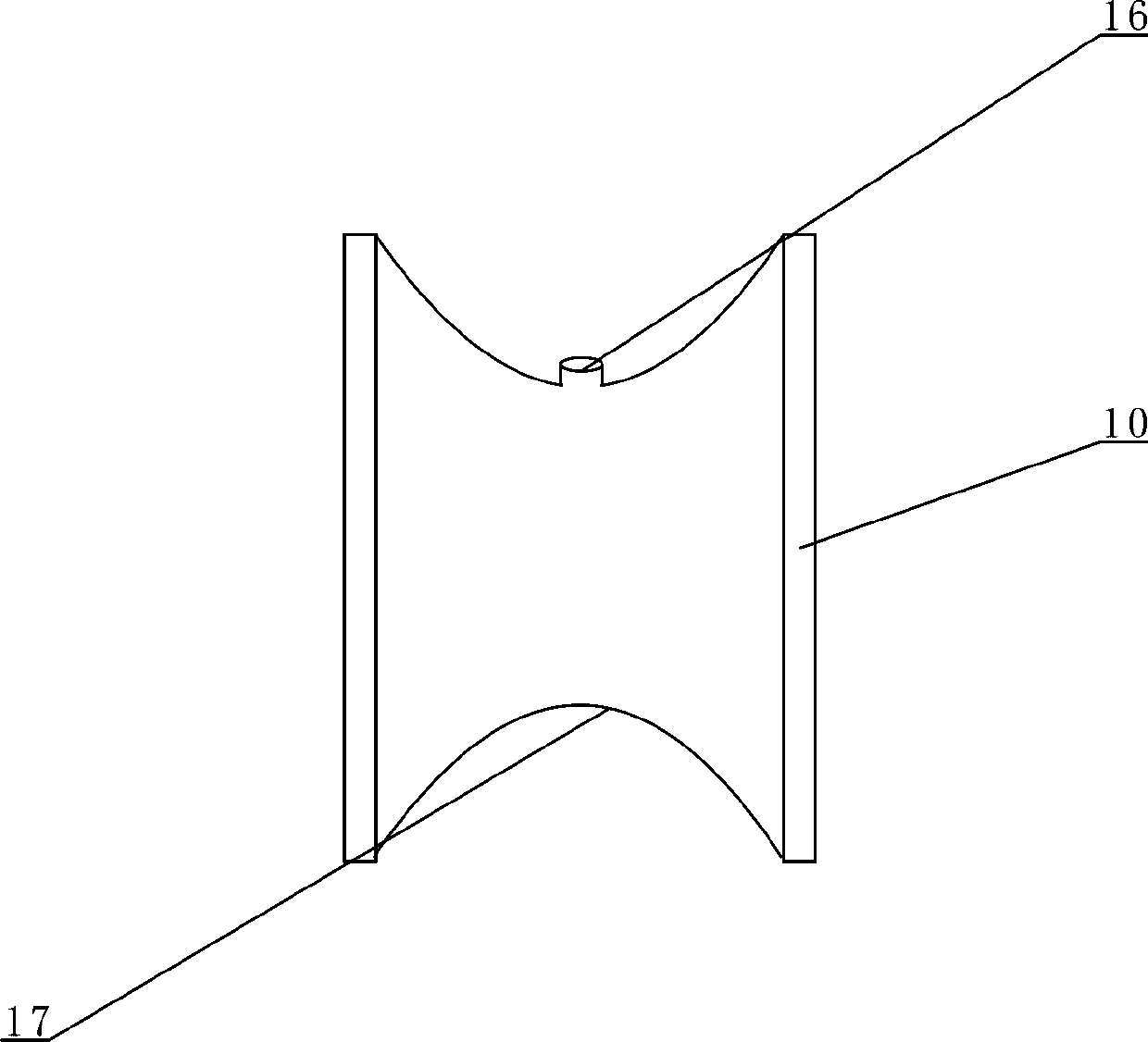 A high voltage line protection device