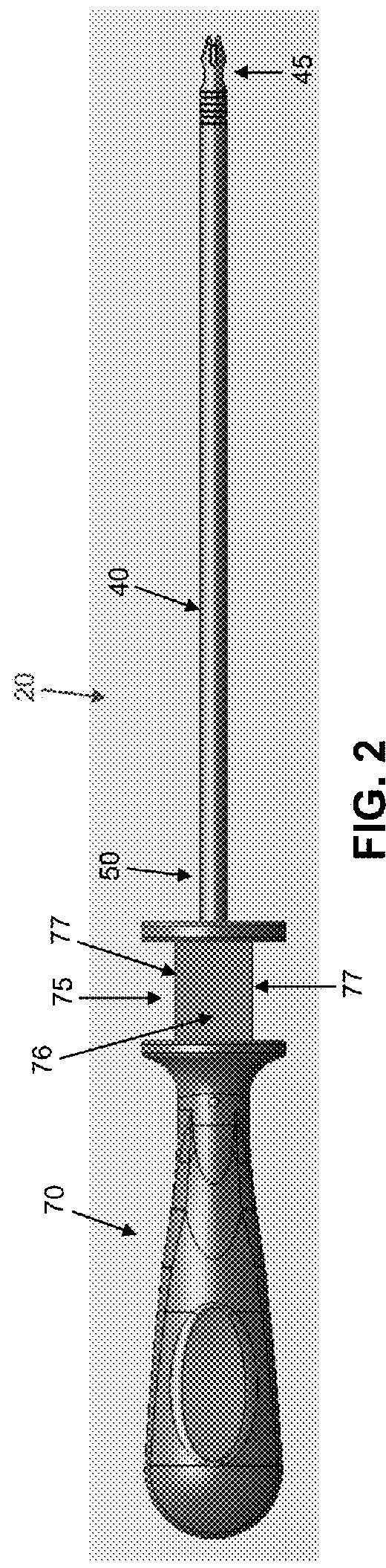 Method and apparatus for attaching an elongated object to bone