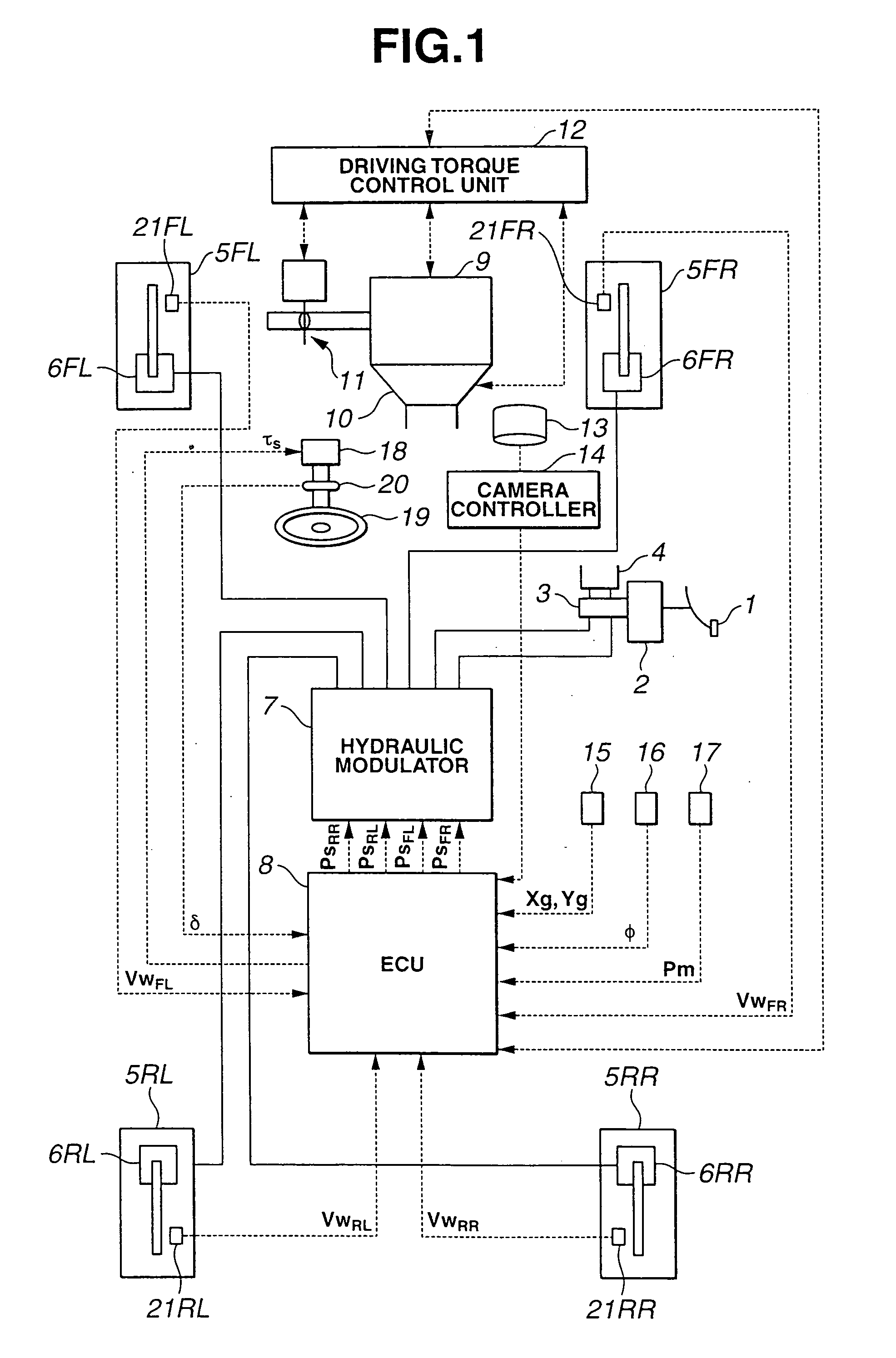 Automotive lane deviation prevention apparatus