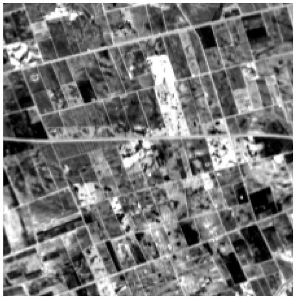 Space-spectrum information combined spaceborne hyperspectral image segmentation and clustering method