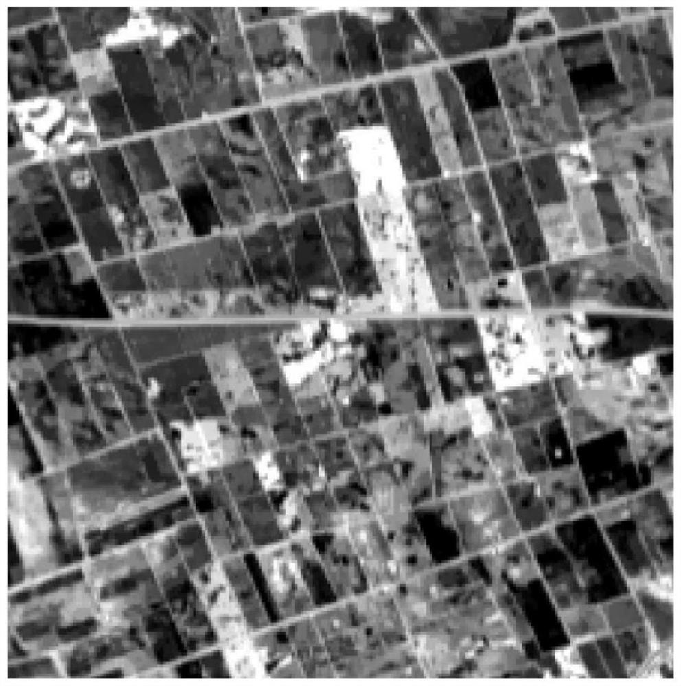 Space-spectrum information combined spaceborne hyperspectral image segmentation and clustering method