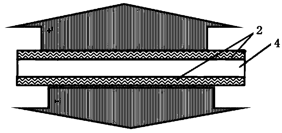 Plane illumination light source adjustable in brightness of two sides