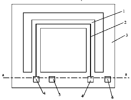 Capacitive microcomputer electromagnetic field sensor