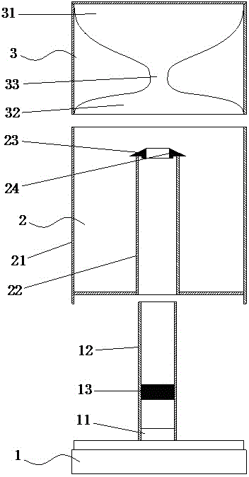 Powder medicine packaging bottle and using method thereof