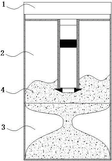 Powder medicine packaging bottle and using method thereof