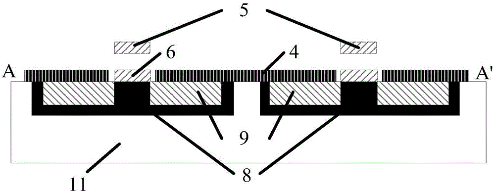 GaN-based low leakage current cantilever beam switch differential amplifier