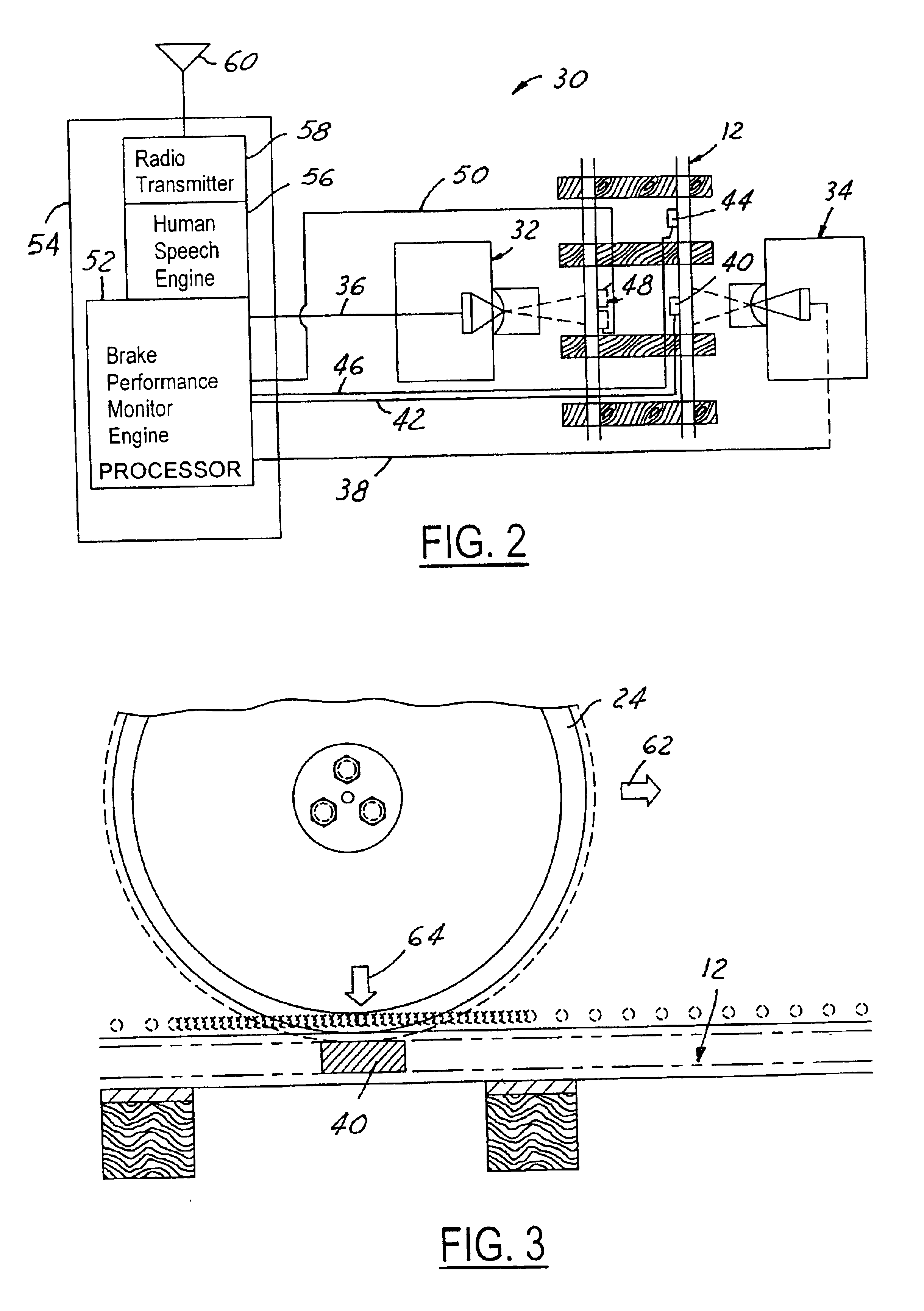 Method and apparatus for monitoring wheel/brake performance