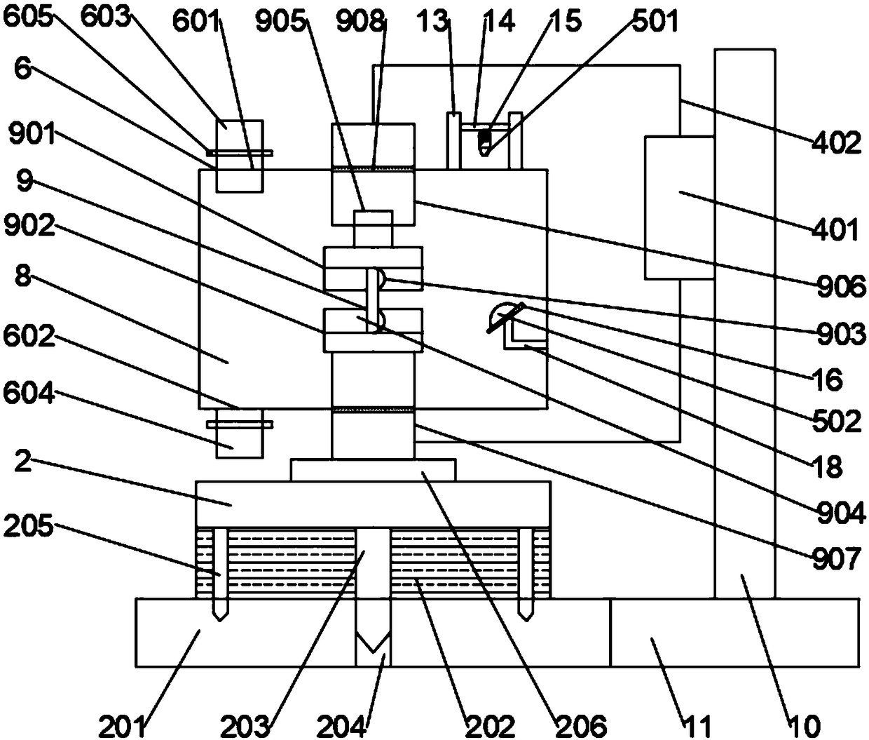 In-situ ultra-high temperature tensile experimental device based on computed tomography system