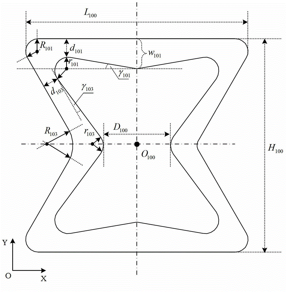 Internally hollow metal rubber vibration isolator with negative Poisson's ratio characteristic