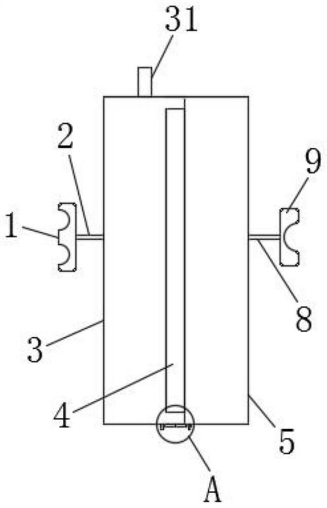 Drainage tube extrusion device for postoperative care of general surgery department