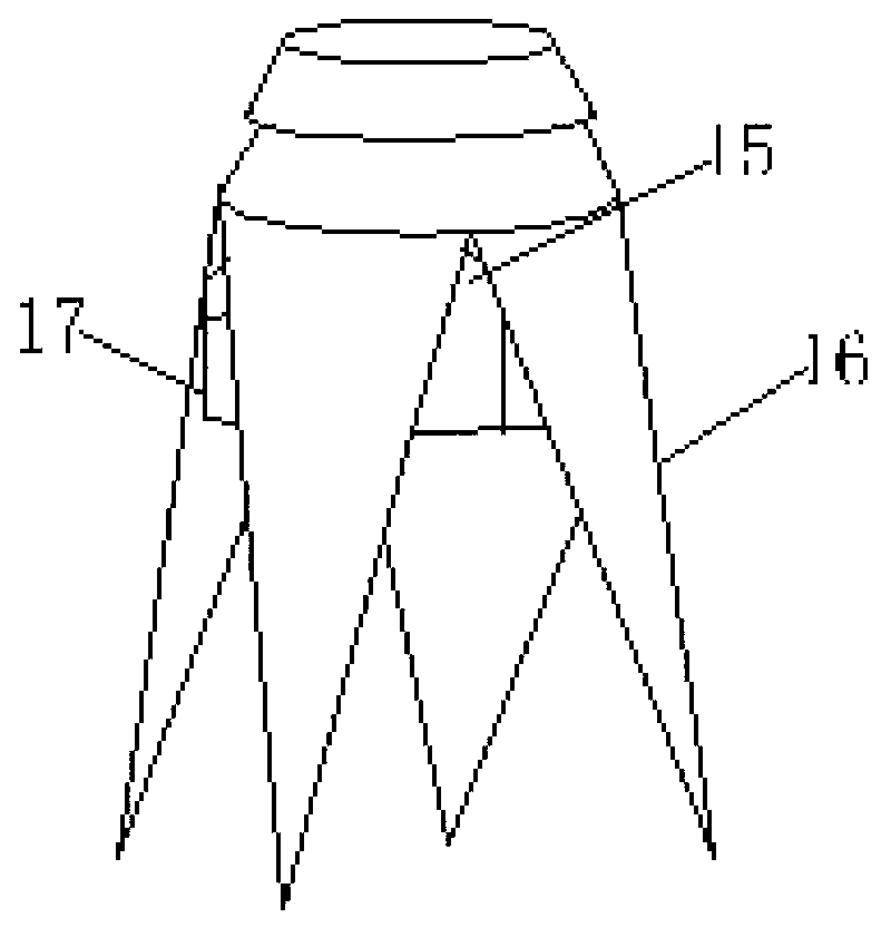 Novel expansion shell inverted wedge type grouting anchor rod