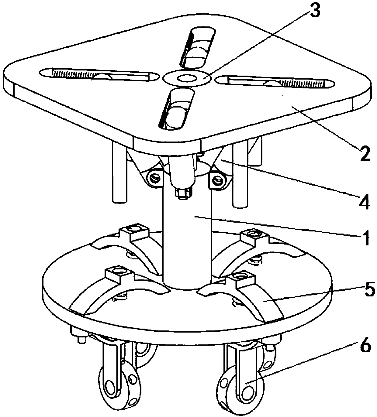 Mobile seat type buffer machine