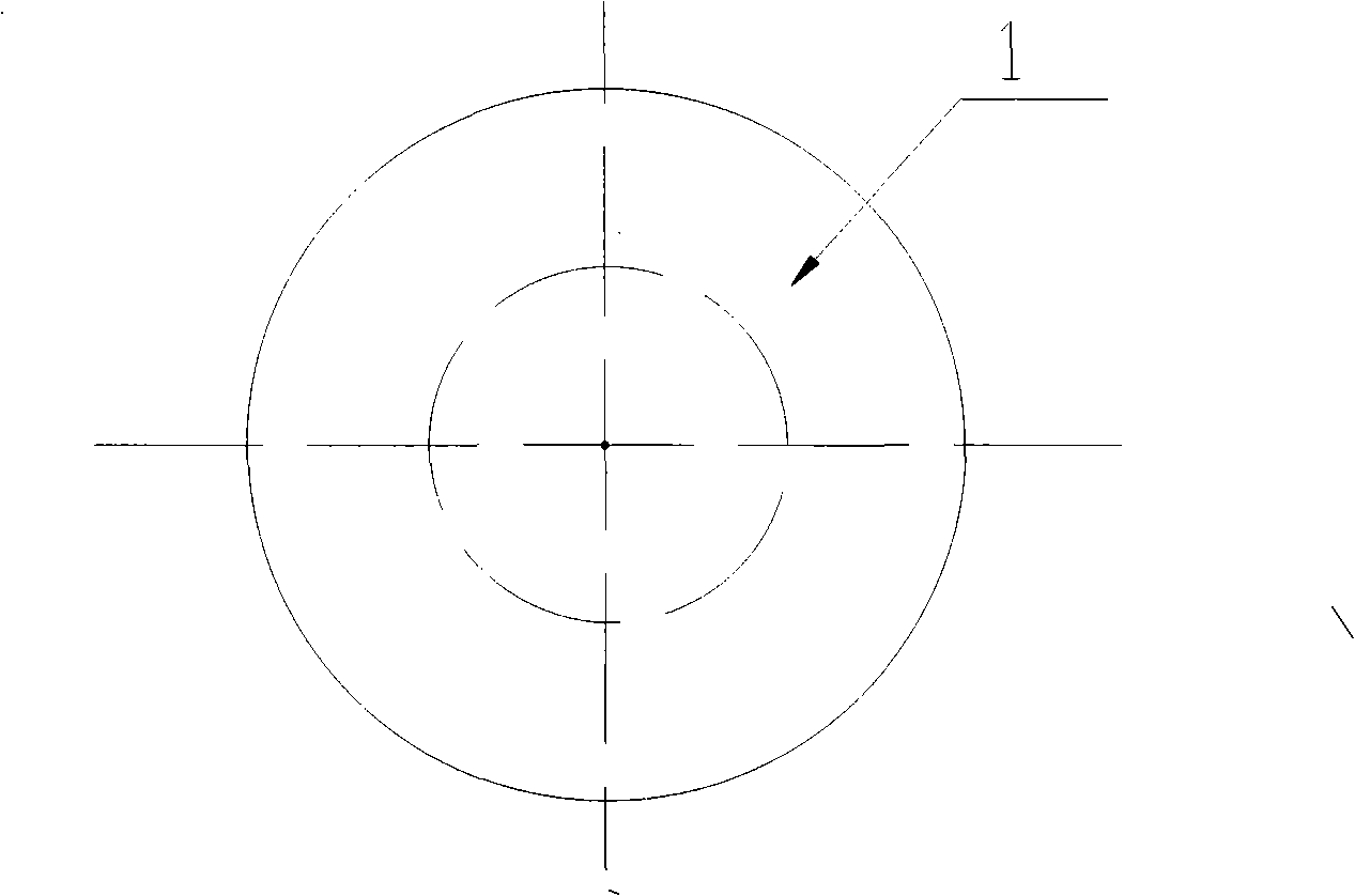 A loop concave output mirror laser resonance cavity