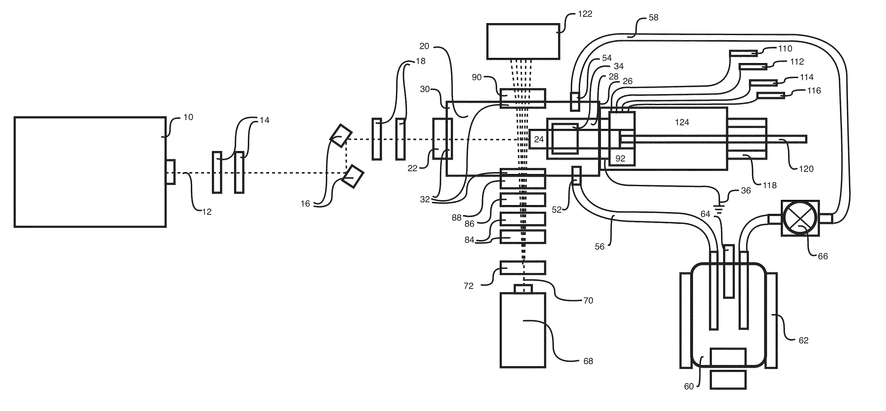 Method and apparatus for production of uniformly sized nanoparticles