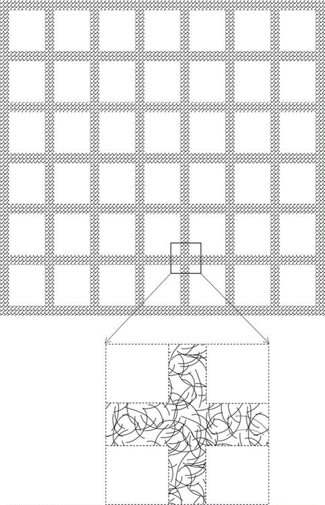 Graphene/ metal nanometer wire grid composite transparent conductive electrode and application