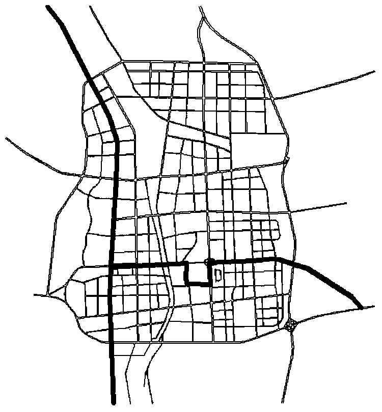 Public transit network planning method based on multiple levels and multiple modes