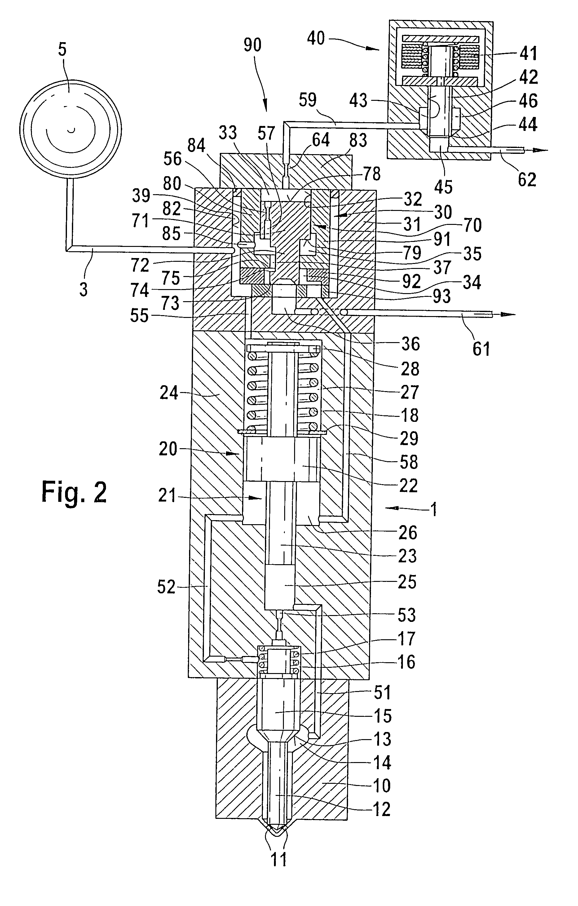 Fuel injection system for internal combustion engines