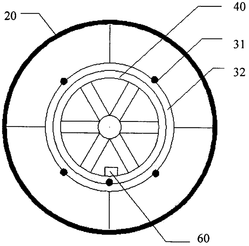 Emergent inflation device for tyre burst prevention