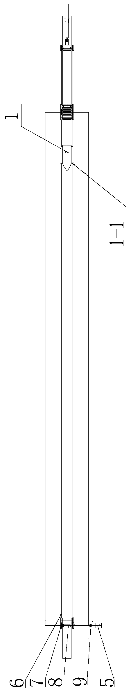 Traction propelling propeller jet flow and ship wave turbulence simulation experiment device and method