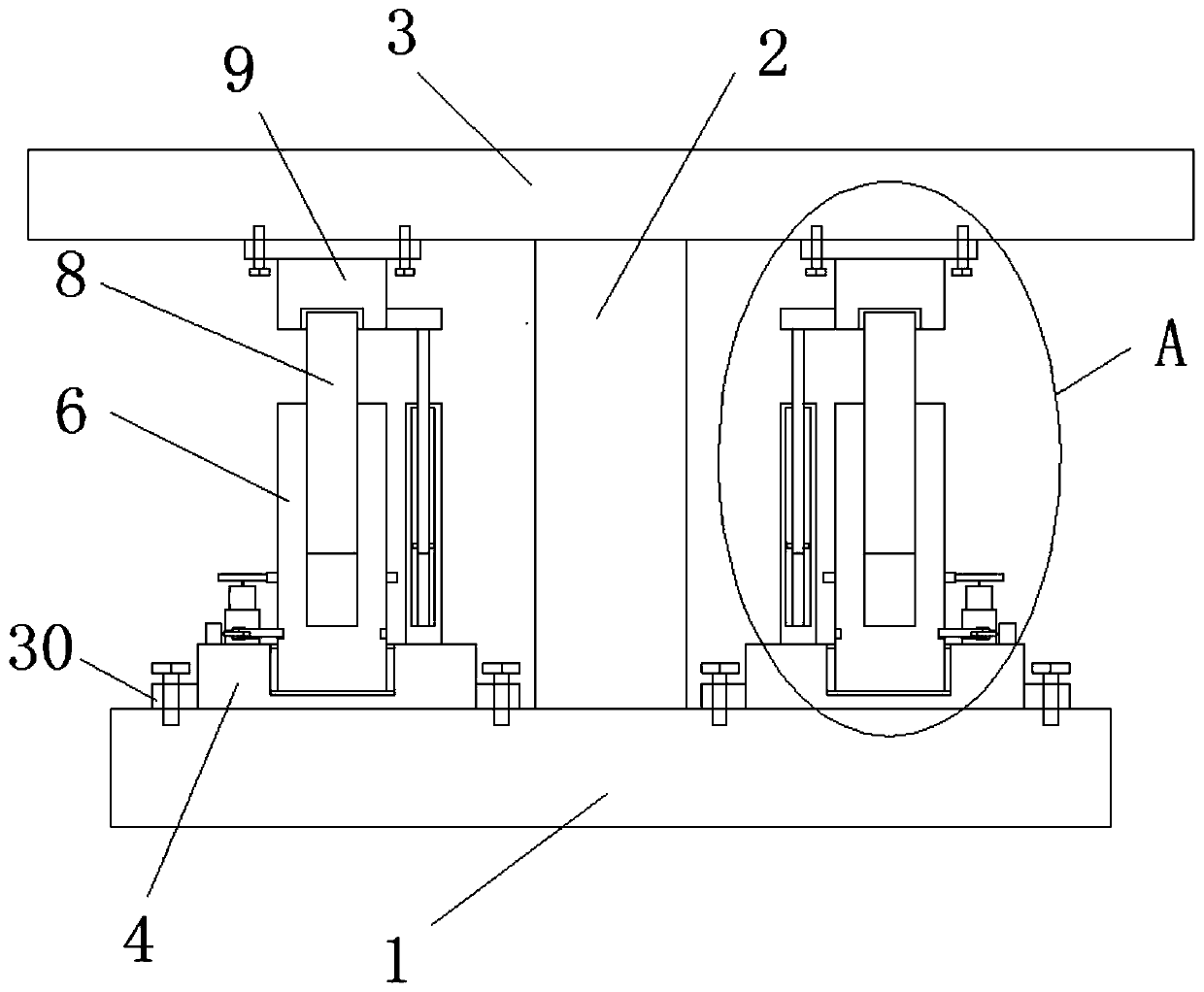 A road bridge reinforcement device