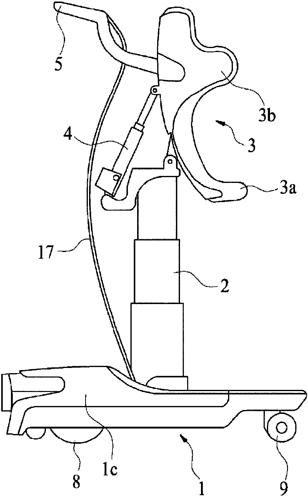 Aid robot for transporting