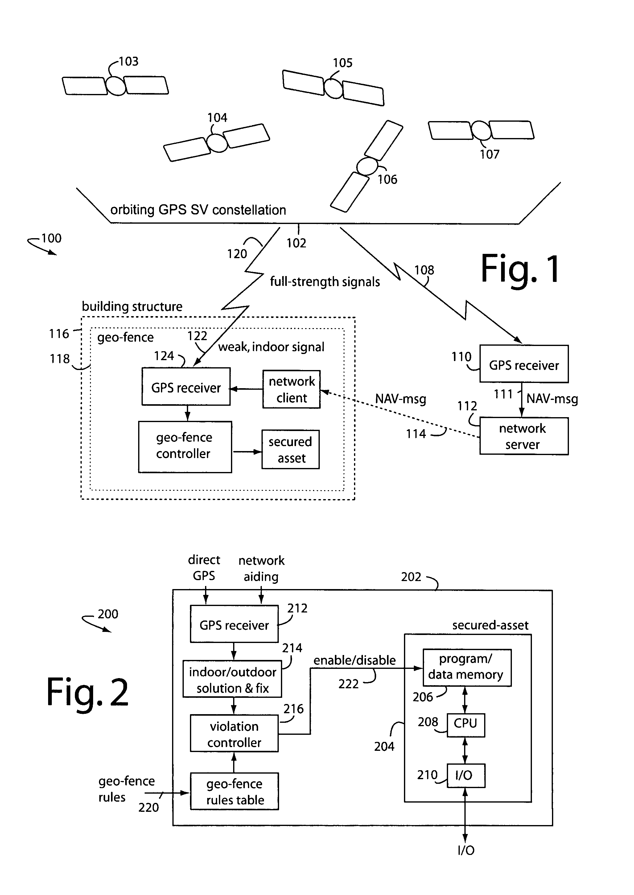 Geo-fencing GPS-enabling assets