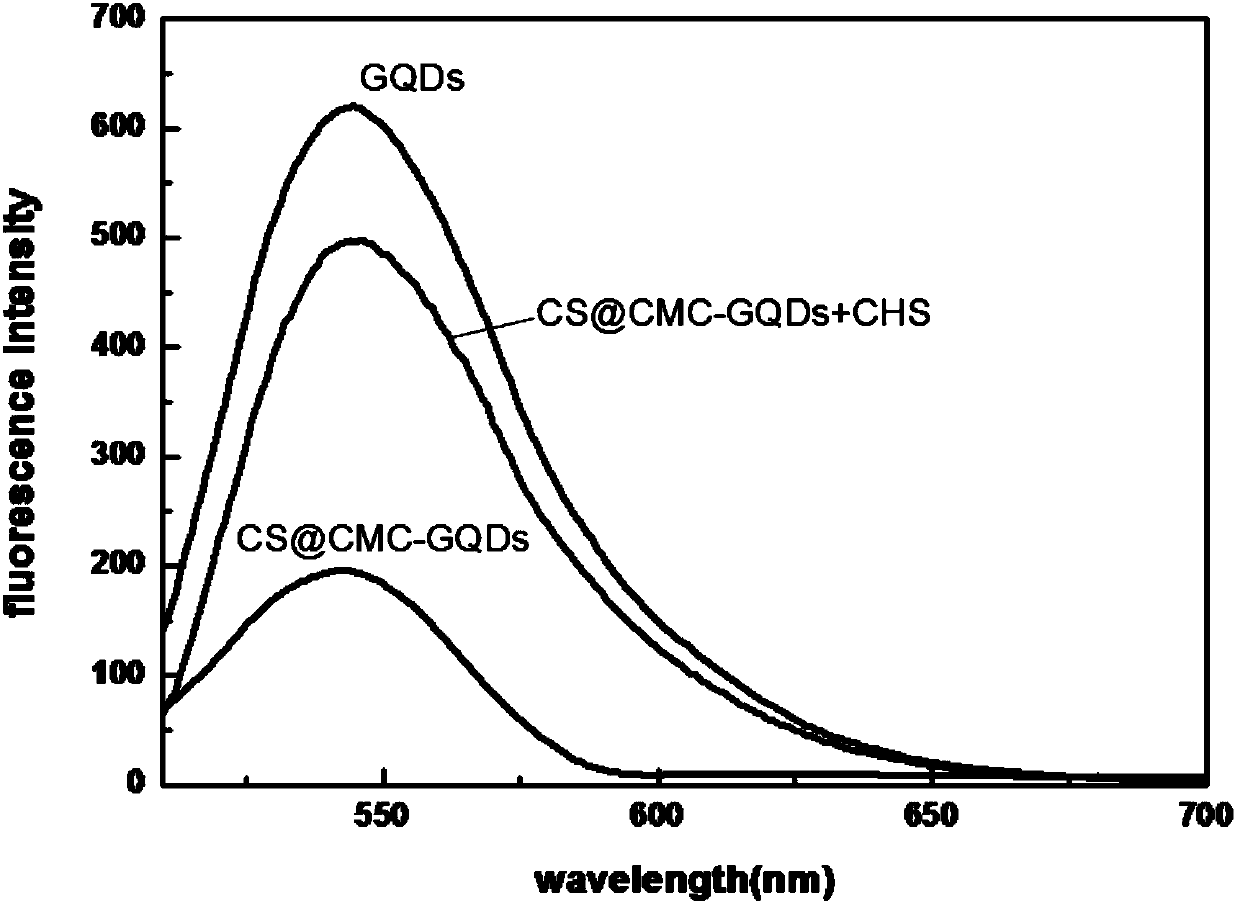 Composite fluorescent biosensor, and preparation method and application thereof